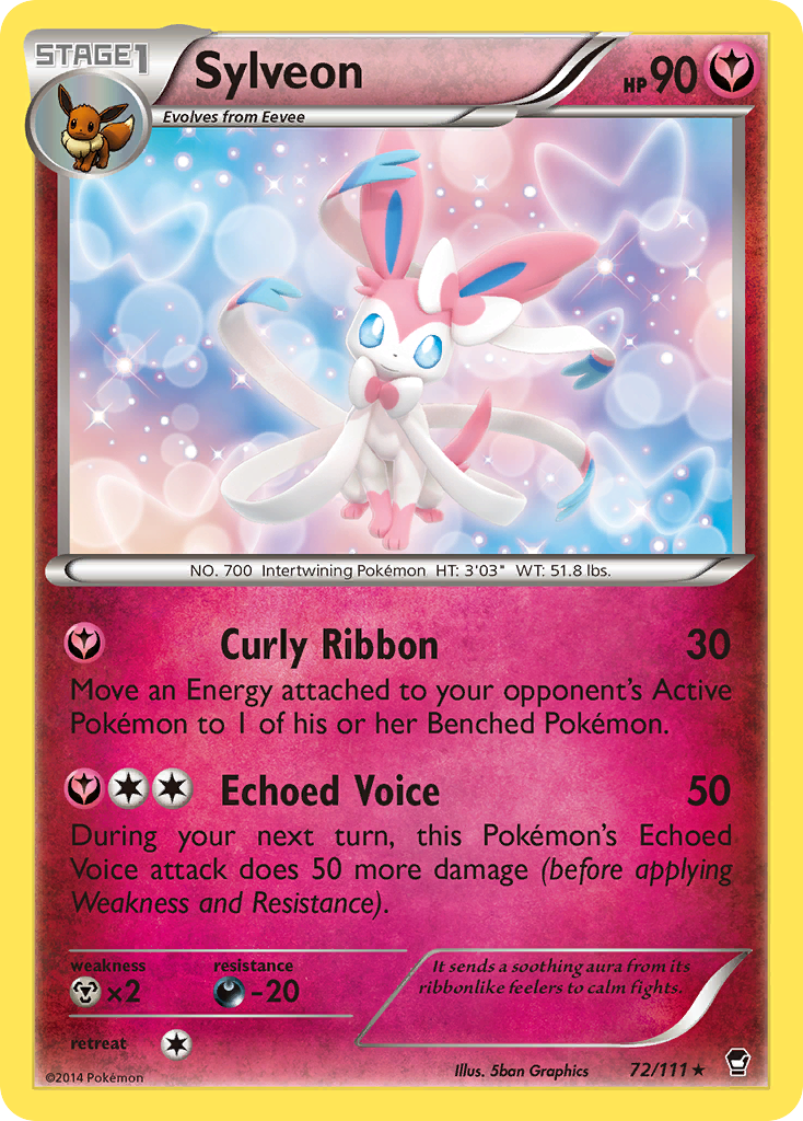 Sylveon (72/111) [XY: Furious Fists] | Good Games Cannington