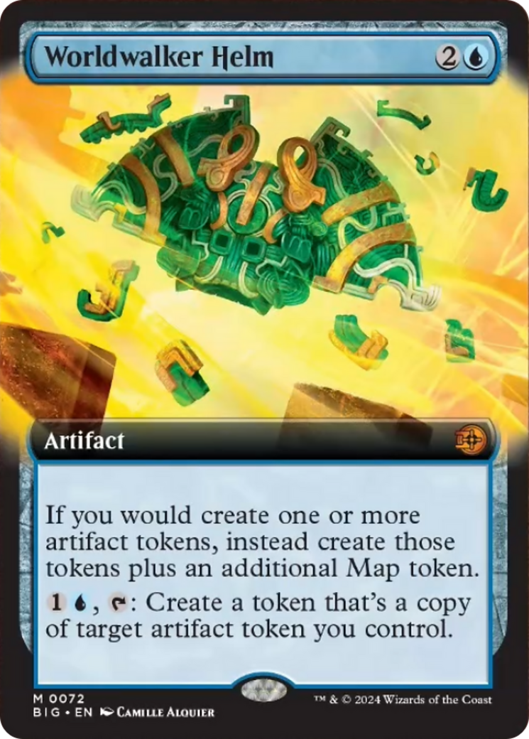 Worldwalker Helm (Extended Art) [Outlaws of Thunder Junction: The Big Score] | Good Games Cannington