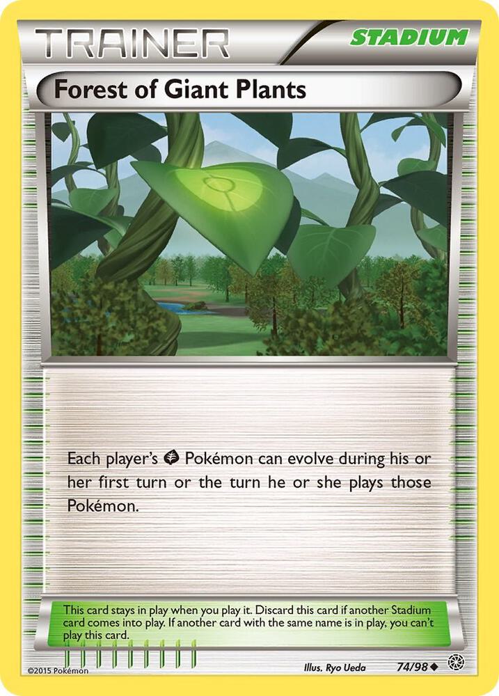Forest of Giant Plants 74/98 (XY - Ancient Origins)  | Good Games Cannington