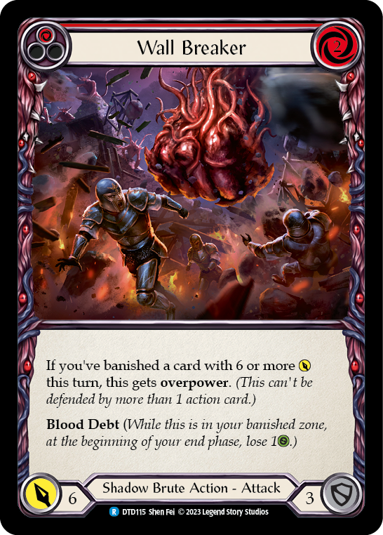 Wall Breaker (Red) [DTD115] (Dusk Till Dawn) | Good Games Cannington
