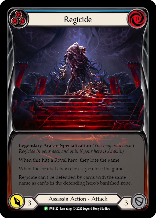 Regicide [FAB122] (Promo)  Rainbow Foil | Good Games Cannington