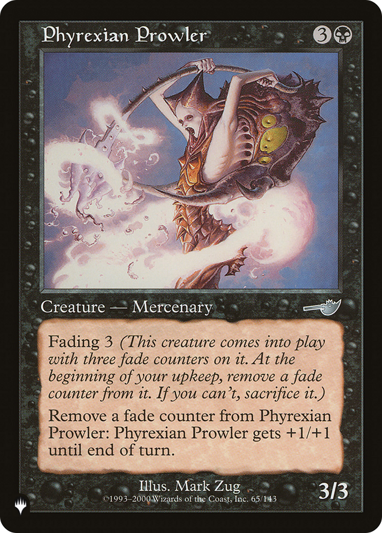 Phyrexian Prowler [The List] | Good Games Cannington