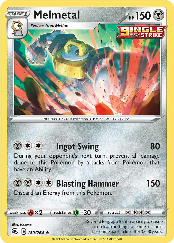Melmetal (189/264) [Sword & Shield: Fusion Strike] | Good Games Cannington