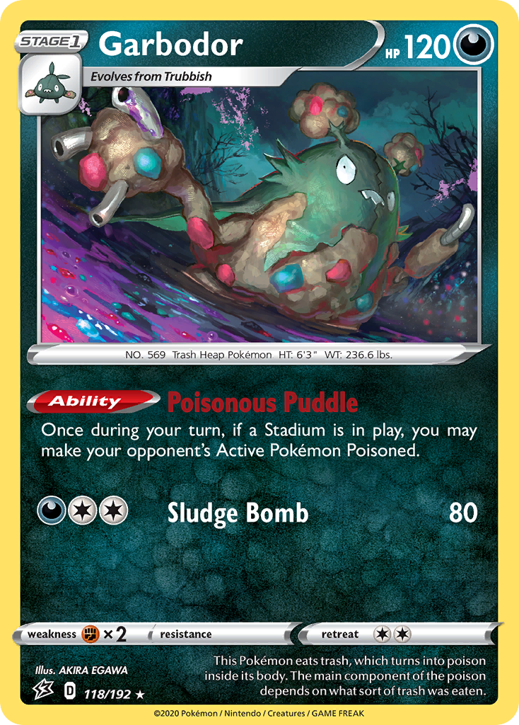 Garbodor (118/192) [Sword & Shield: Rebel Clash] | Good Games Cannington