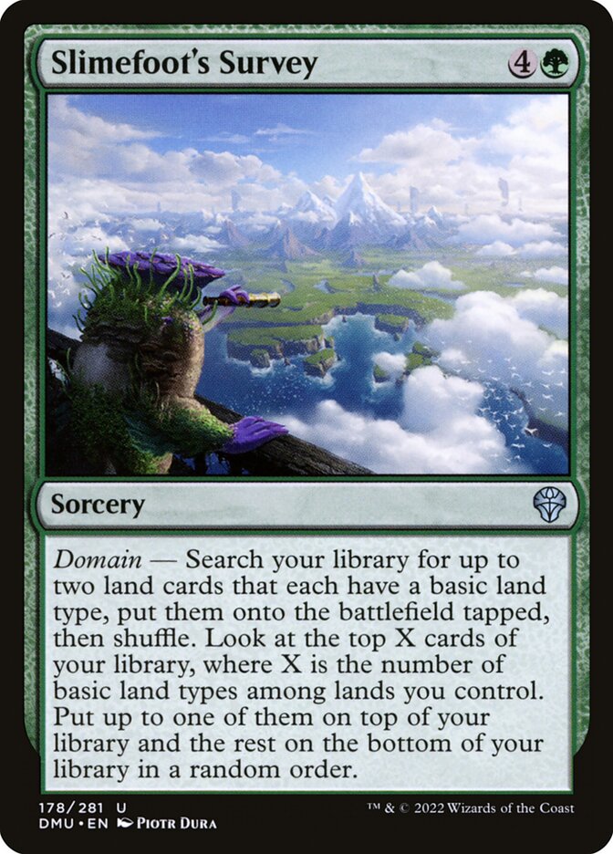 Slimefoot's Survey 178/281 (Dominaria United)  | Good Games Cannington