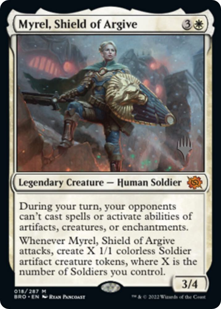 Myrel Shield of Argive 18p/169 (Promo Pack: The Brothers' War)  | Good Games Cannington