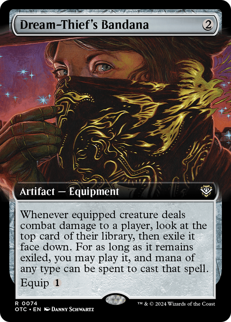 Dream-Thief's Bandana (Extended Art) [Outlaws of Thunder Junction Commander] | Good Games Cannington