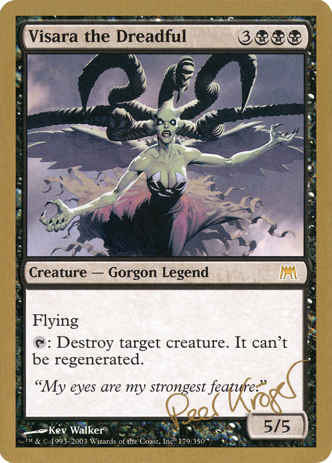 Visara the Dreadful (Peer Kroger) [World Championship Decks 2003] | Good Games Cannington