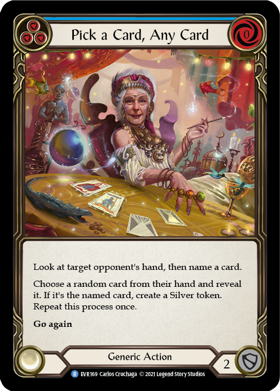 Pick a Card, Any Card (Blue) [EVR169] (Everfest)  1st Edition Normal | Good Games Cannington