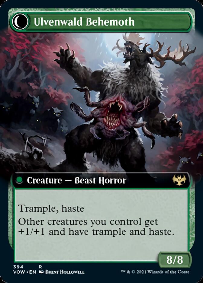 Ulvenwald Oddity // Ulvenwald Behemoth (Extended Art) [Innistrad: Crimson Vow] | Good Games Cannington