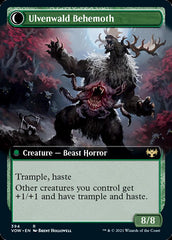 Ulvenwald Oddity // Ulvenwald Behemoth (Extended Art) [Innistrad: Crimson Vow] | Good Games Cannington