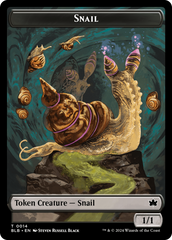 Snail // Thundertrap Trainer Double-Sided Token [Bloomburrow Tokens] | Good Games Cannington