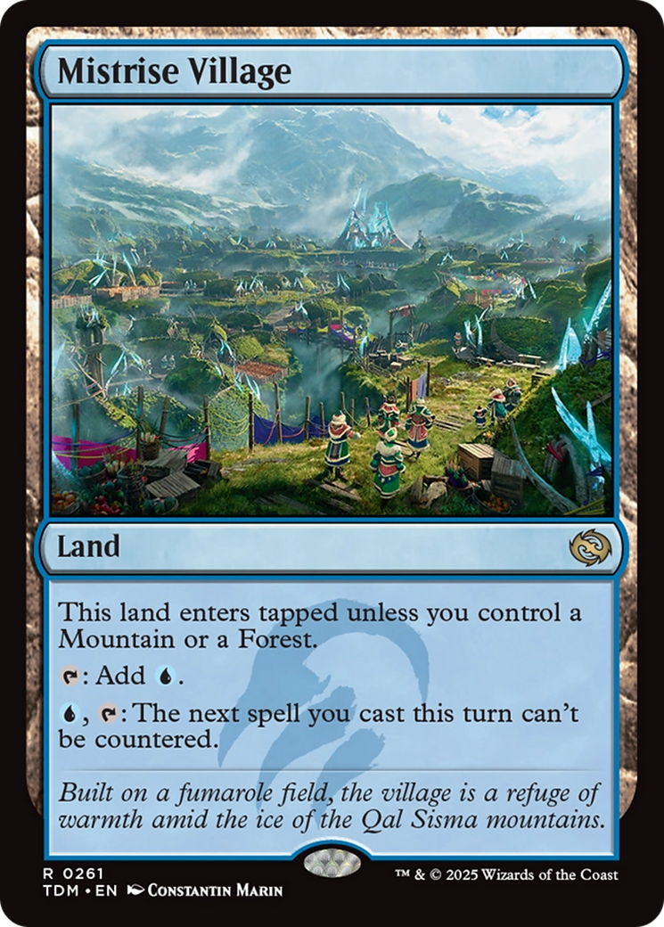 Mistrise Village [Tarkir: Dragonstorm] | Good Games Cannington