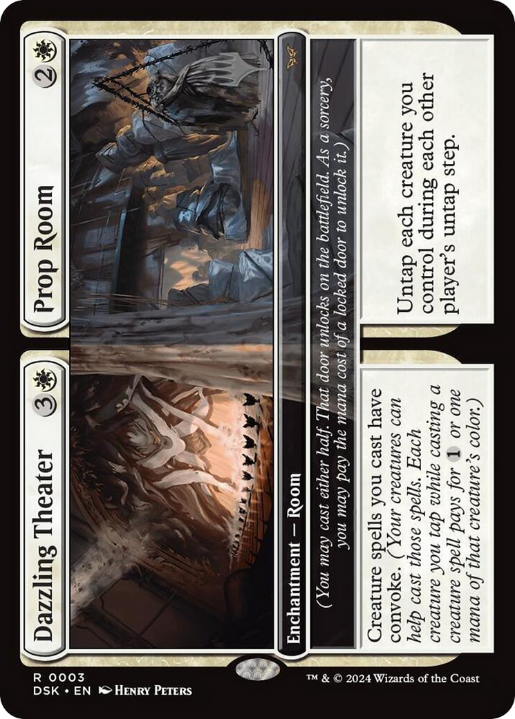 Dazzling Theater // Prop Room (Promo Pack) [Duskmourn: House of Horror Promos] | Good Games Cannington