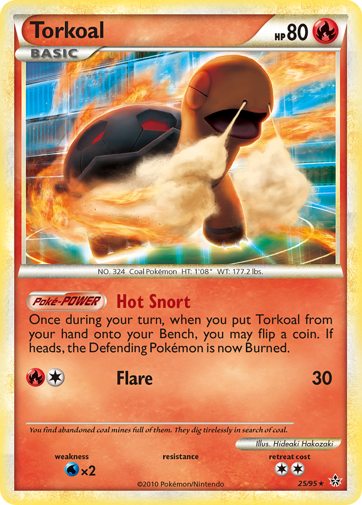 Torkoal (25/95) [HeartGold & SoulSilver: Unleashed] | Good Games Cannington