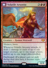 Volatile Arsonist // Dire-Strain Anarchist [Innistrad: Crimson Vow Prerelease Promos] | Good Games Cannington