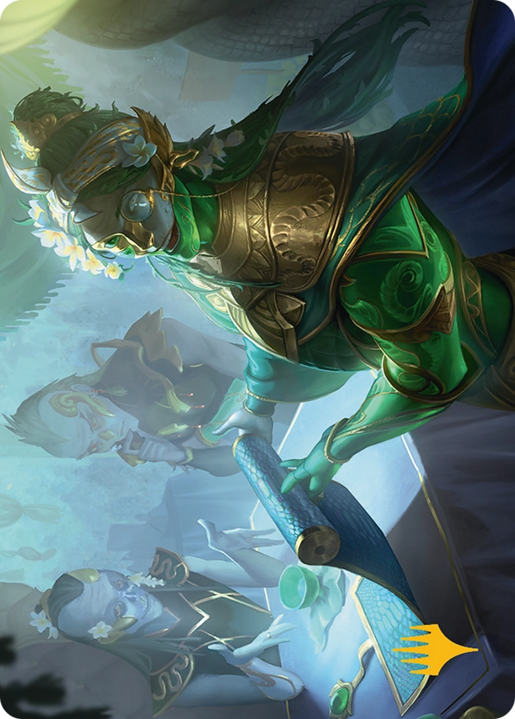 Sibsig Appraiser Art Card (8/54) [Tarkir: Dragonstorm Art Series] | Good Games Cannington