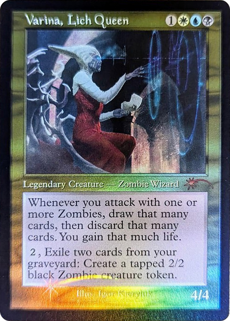 Varina, Lich Queen (Retro Frame) [Secret Lair Drop Series] | Good Games Cannington