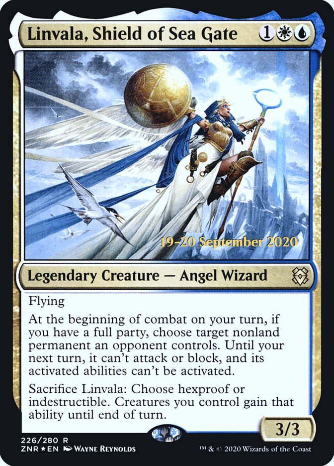 Linvala, Shield of Sea Gate [Zendikar Rising Prerelease Promos] | Good Games Cannington