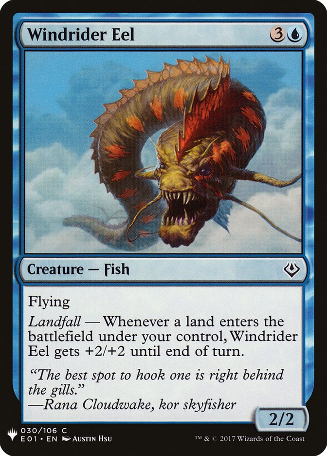 Windrider Eel [Mystery Booster] | Good Games Cannington