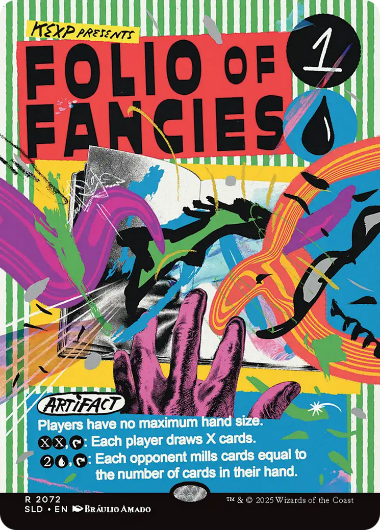 Folio of Fancies (Rainbow Foil) [Secret Lair Drop Series] | Good Games Cannington
