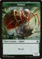 Human Soldier // Spider Double-Sided Token [Theros Beyond Death Tokens] | Good Games Cannington
