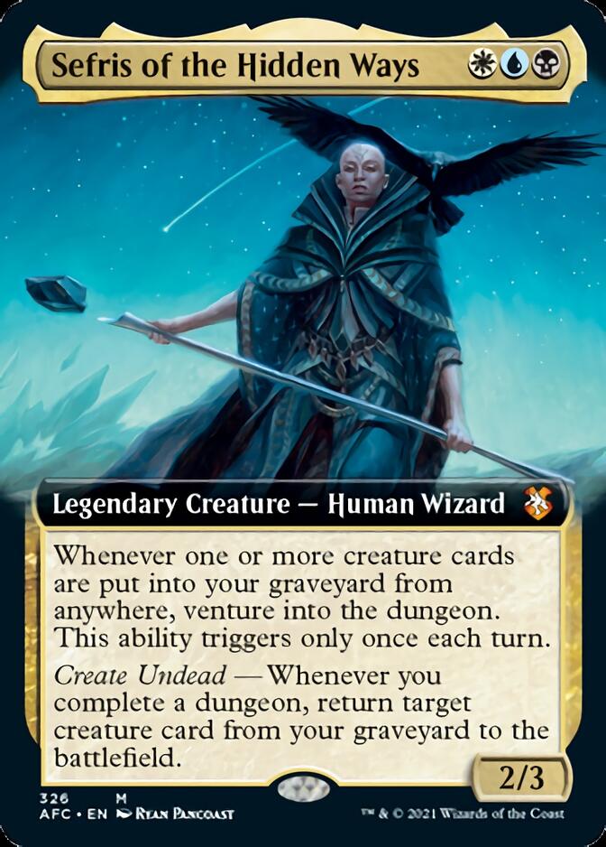 Sefris of the Hidden Ways (Extended Art) [Dungeons & Dragons: Adventures in the Forgotten Realms Commander] | Good Games Cannington