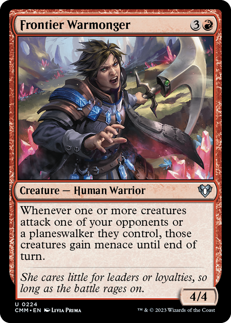 Frontier Warmonger [Commander Masters] | Good Games Cannington