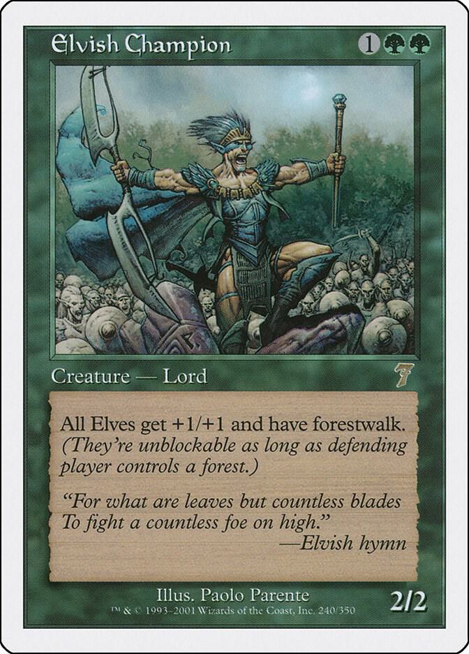Elvish Champion 240/350 (7th Edition)  | Good Games Cannington