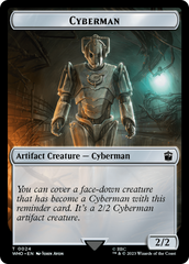 Horse // Cyberman Double-Sided Token [Doctor Who Tokens] | Good Games Cannington