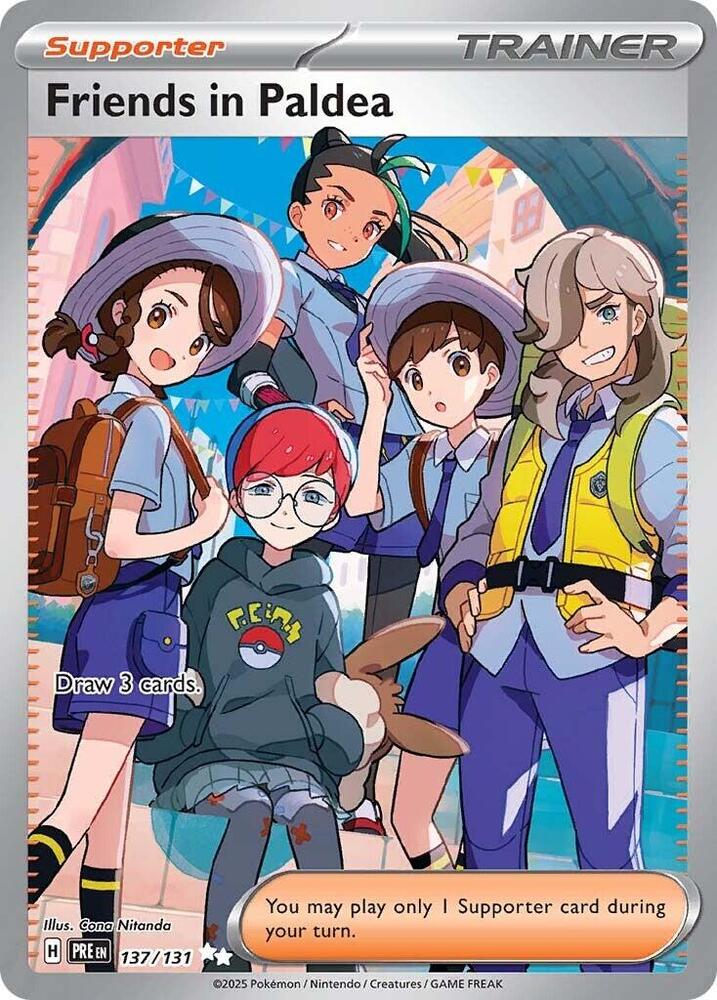 Friends in Paldea (137/131) [Scarlet & Violet: Prismatic Evolutions] | Good Games Cannington