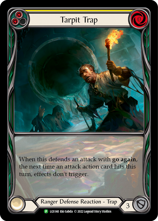 Tarpit Trap (Yellow) [LGS140] (Promo)  Rainbow Foil | Good Games Cannington