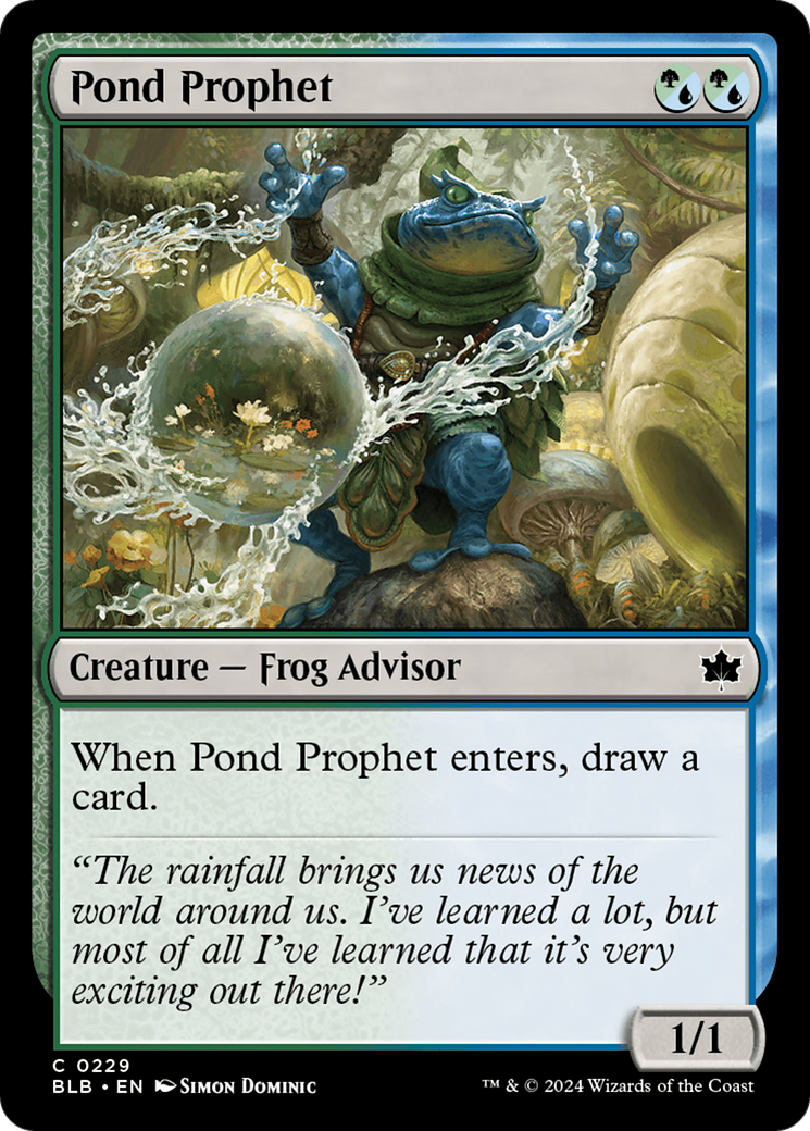 Pond Prophet [Bloomburrow] | Good Games Cannington
