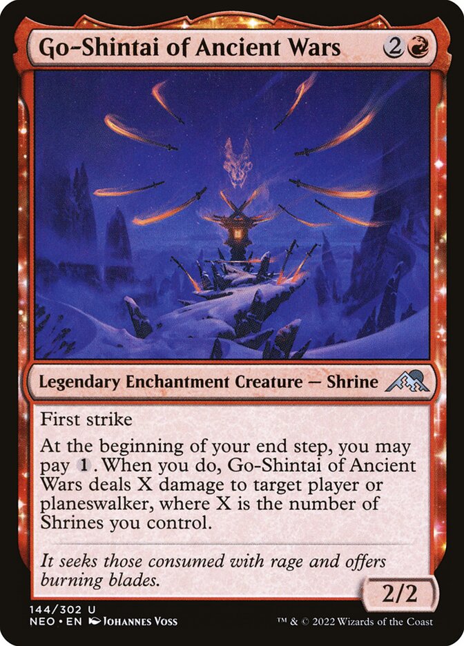 Go-Shintai of Ancient Wars 144/302 (Kamigawa: Neon Dynasty)  - Foil | Good Games Cannington