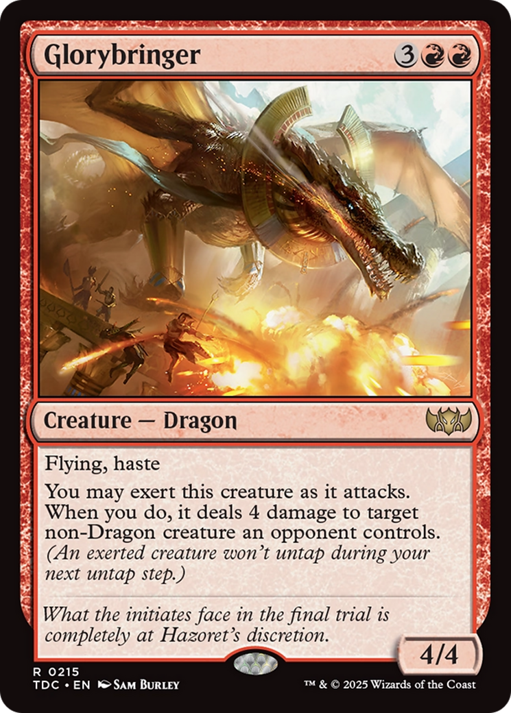 Glorybringer [Tarkir: Dragonstorm Commander] | Good Games Cannington