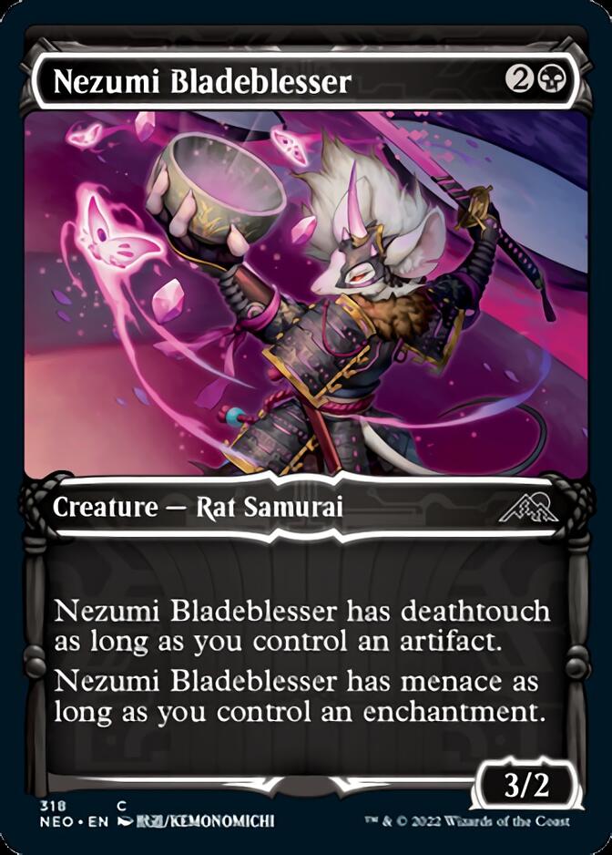 Nezumi Bladeblesser (Showcase Samurai) [Kamigawa: Neon Dynasty] | Good Games Cannington