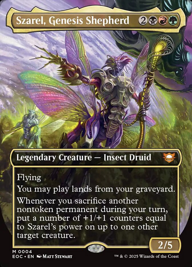 Szarel, Genesis Shepherd 4/191 (Commander: Edge of Eternities)  - Borderless | Good Games Cannington