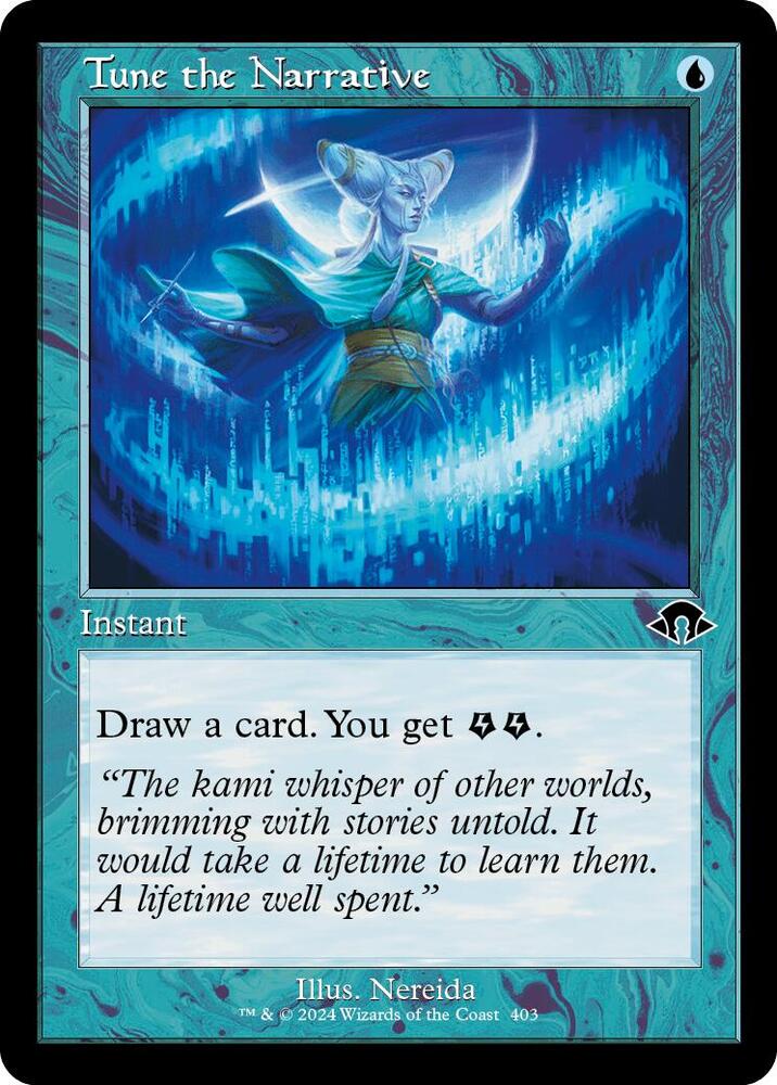 Tune the Narrative Retro Frame 403 (Modern Horizons 3)  - Foil | Good Games Cannington