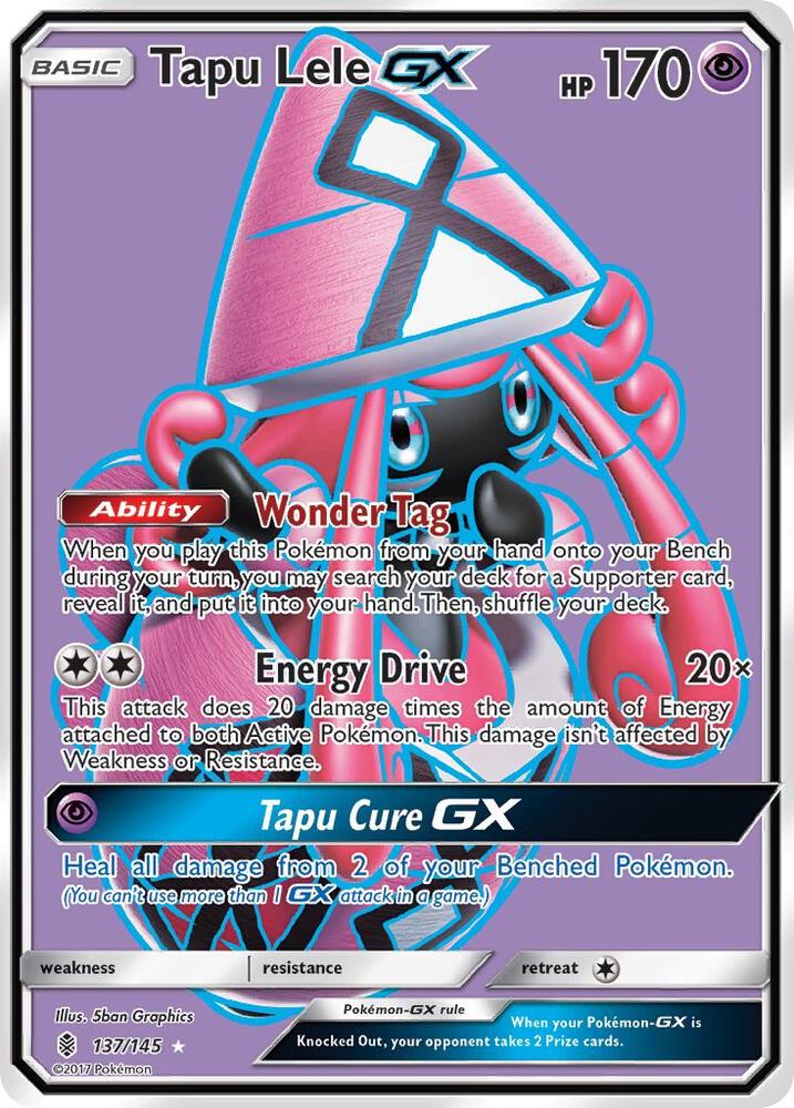 Tapu Lele GX Full Art 137/145 (SM - Guardians Rising)  - Holofoil | Good Games Cannington
