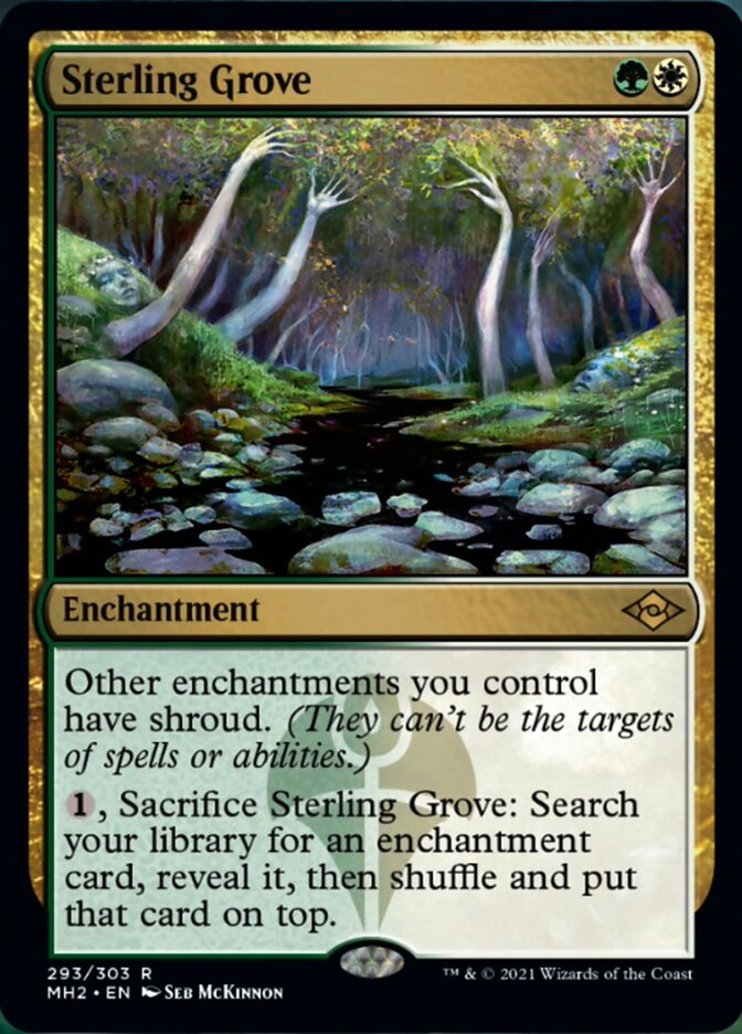 Sterling Grove (Foil Etched) [Modern Horizons 2] | Good Games Cannington