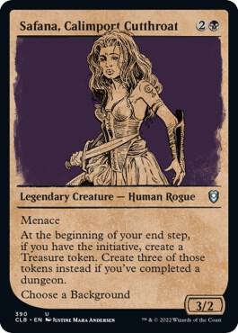 Safana Calimport Cutthroat Showcase 390 (Commander Legends: Battle for Baldur's Gate)  | Good Games Cannington