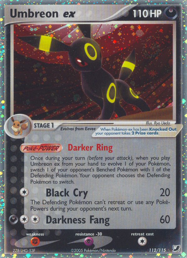 Umbreon ex (112/115) [EX: Unseen Forces] | Good Games Cannington