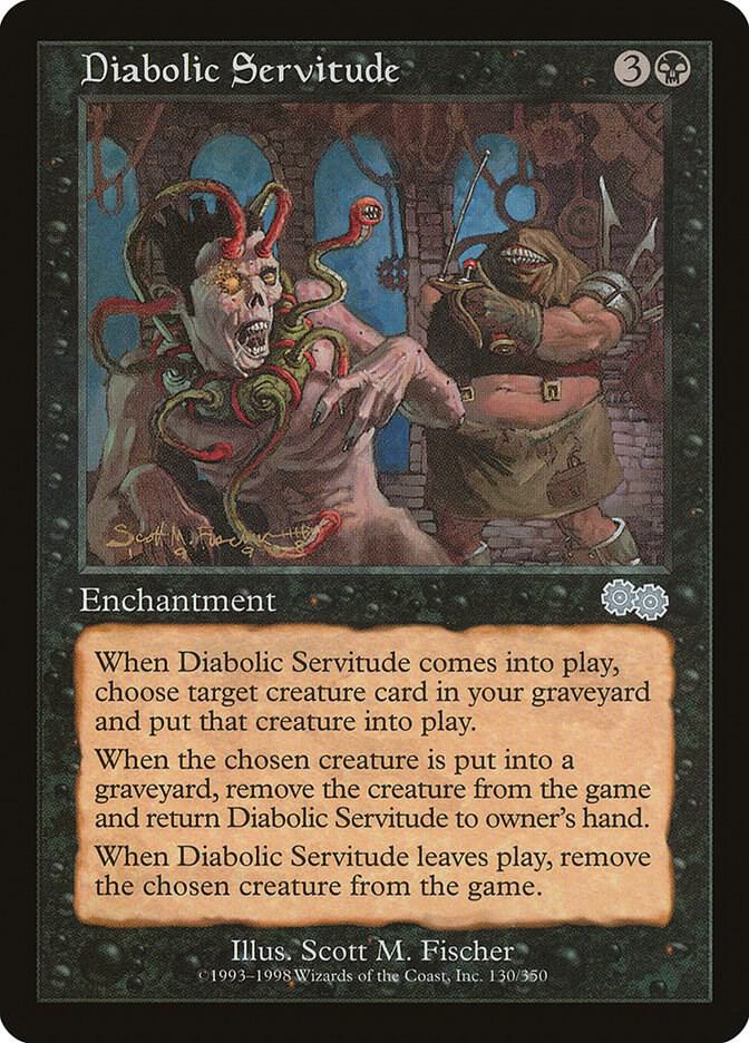 Diabolic Servitude 130/350 (Urza's Saga)  | Good Games Cannington