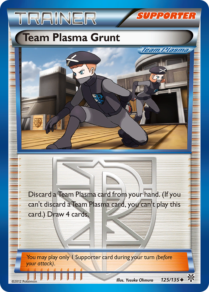 Team Plasma Grunt (125/135) [Black & White: Plasma Storm] | Good Games Cannington