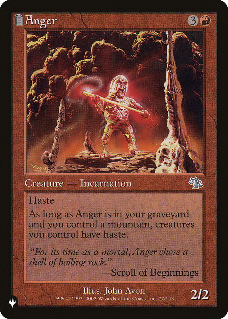 Anger (JUD) [The List] | Good Games Cannington