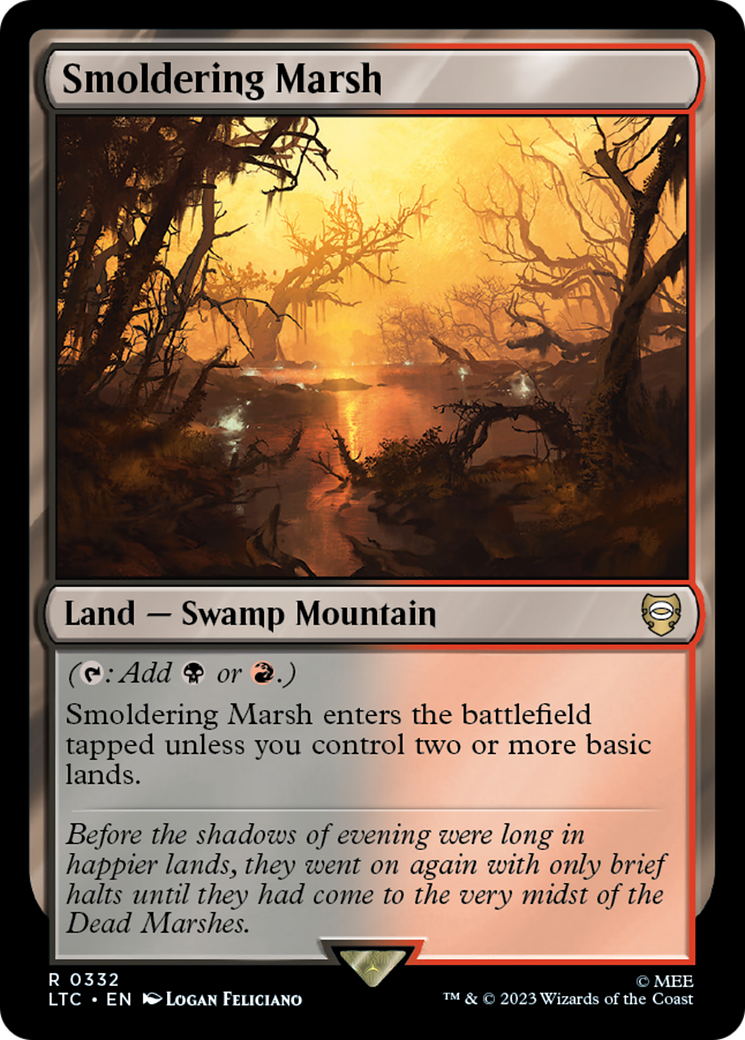 Smoldering Marsh [The Lord of the Rings: Tales of Middle-Earth Commander] | Good Games Cannington