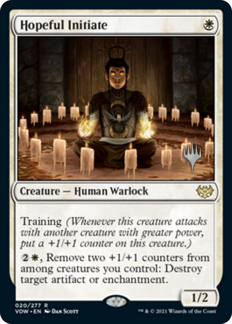 Hopeful Initiate (Promo Pack) [Innistrad: Crimson Vow Promos] | Good Games Cannington