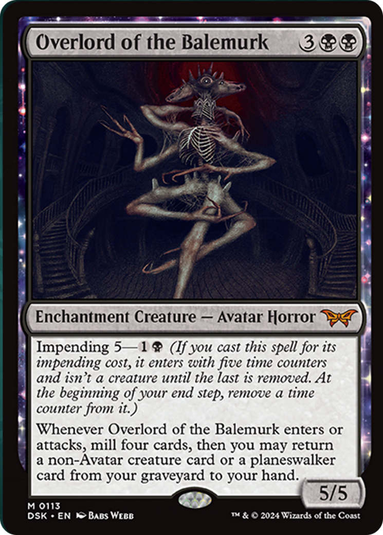 Overlord of the Balemurk [Duskmourn: House of Horror] | Good Games Cannington