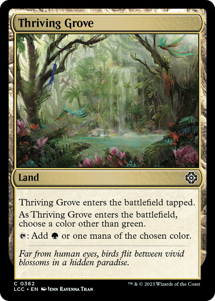 Thriving Grove [The Lost Caverns of Ixalan Commander] | Good Games Cannington