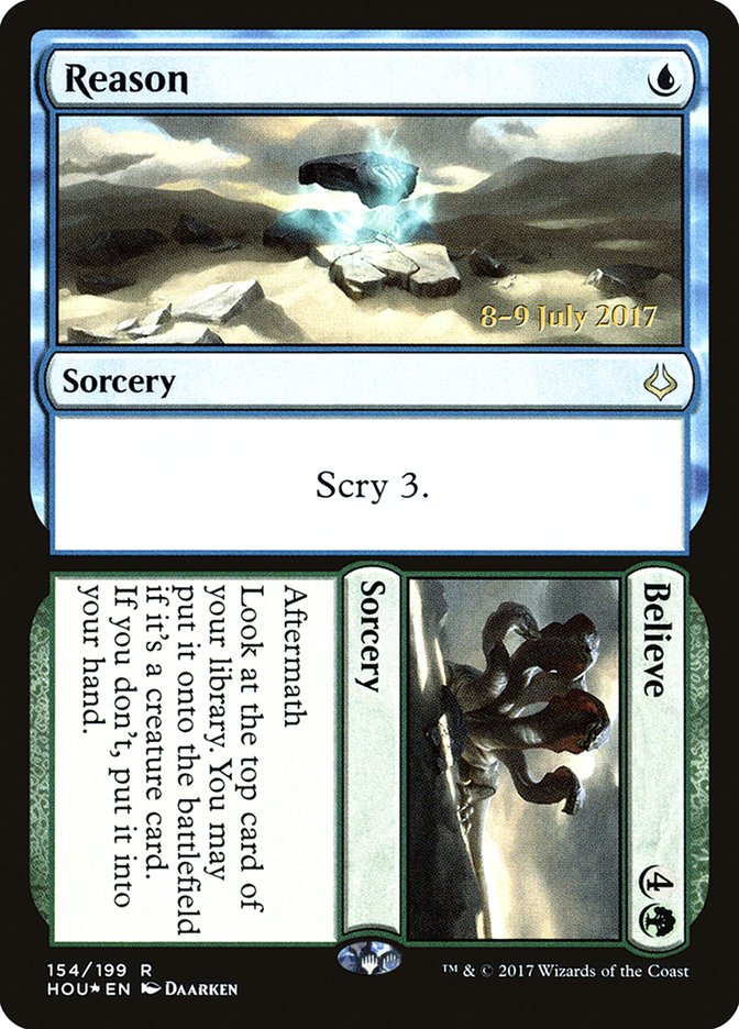 Reason // Believe [Hour of Devastation Prerelease Promos] | Good Games Cannington